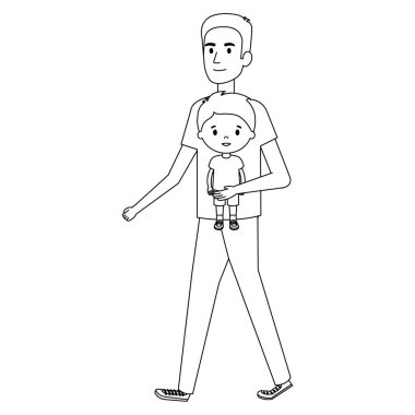 sevimli baba oğul avatarları karakter kaldırma