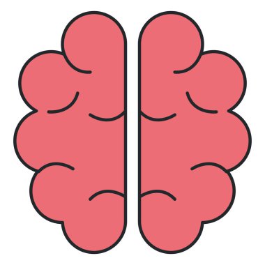 İnsan beyin organ simgesi