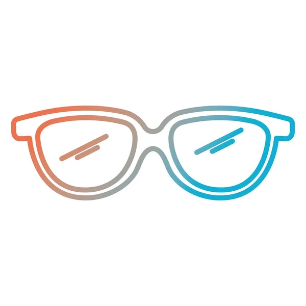 Gafas de ojo icono aislado — Vector de stock