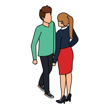 iş çift avatarlar karakter konuşuyor