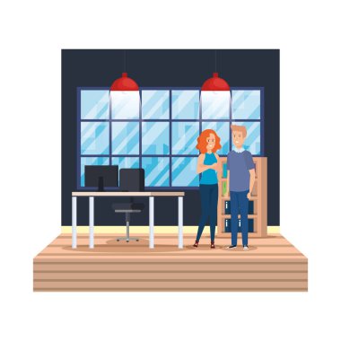 İşyerinde iş çift