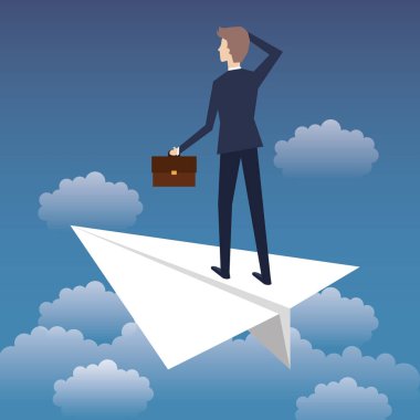 iş planı büyüme işadamı avatar ile