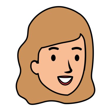 güzel ve genç kadın baş