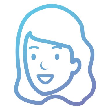 güzel ve genç kadın baş