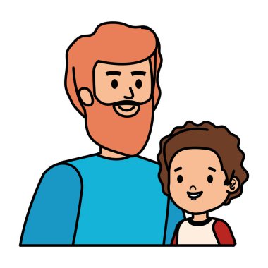 oğul karakterli genç baba