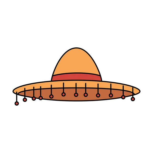 Mexikansk hatt kultur-ikonen — Stock vektor