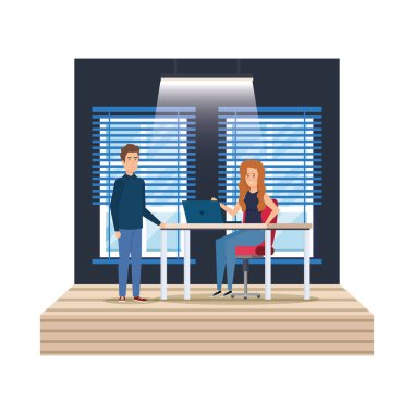 İşyerinde iş çift