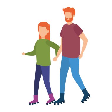 Çift paten karakter