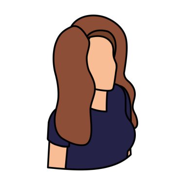 şık iş kadını avatar karakter