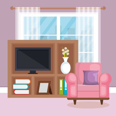 oturma odası sahne simgesi