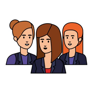 zarif iş kadınları avatarlar karakter