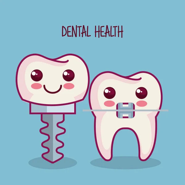 Здоровье зубов — стоковый вектор