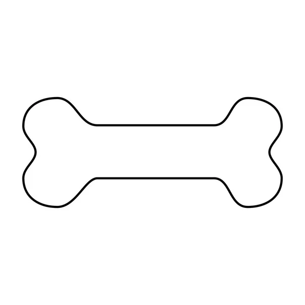 Ikona maskota kostního hračky — Stockový vektor