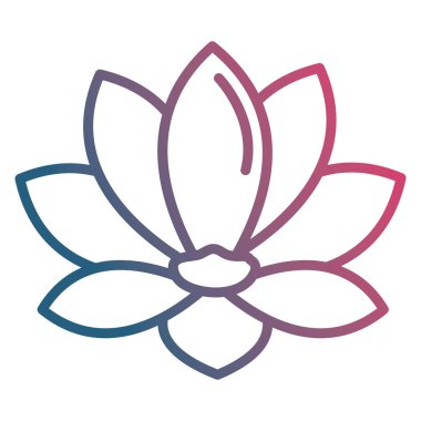 güzel çiçek dekoratif simgesi