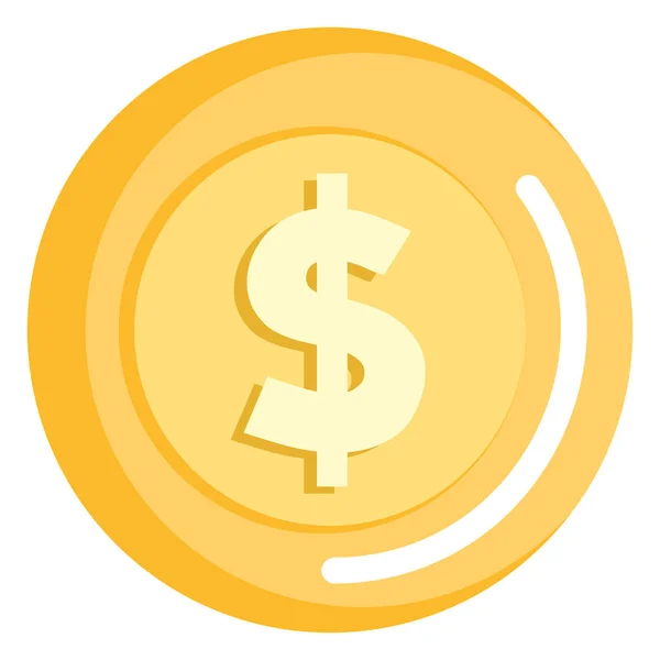 Münzgeld-Ikone — Stockvektor