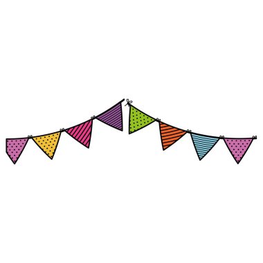 dekoratif izole parti simge