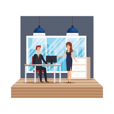 İşyerinde iş çift