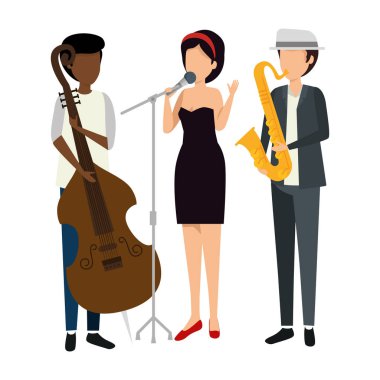 müzik grubu çalma aletleri