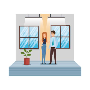 İşyerinde iş çift