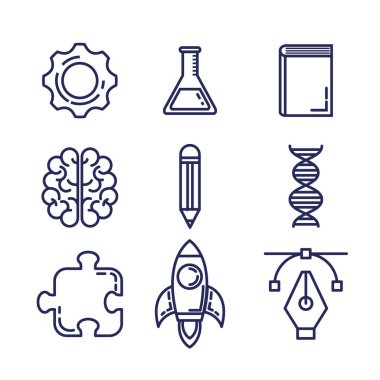 beyin fırtınası seti simgeleri