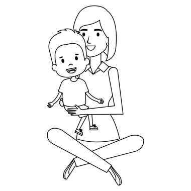 oğlu taşıyan katta oturan anne