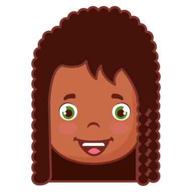 küçük kız kafa simgesi