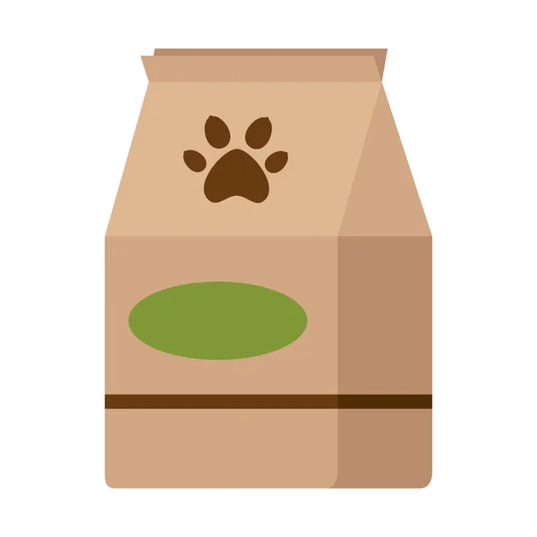 Pet shop paper bag — Stock Vector