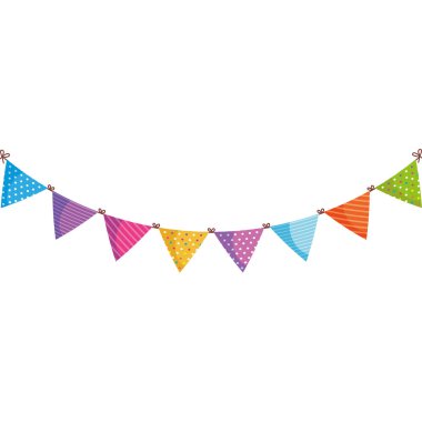 dekoratif izole parti simge