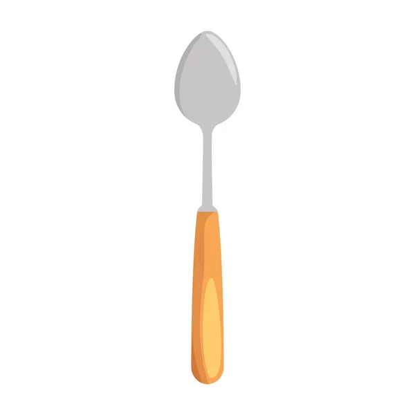 Spoon cutlery tool icon — Stock Vector