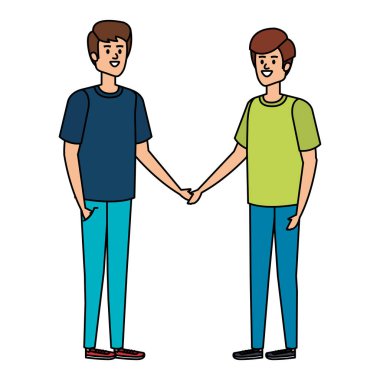 genç erkek avatarları karakterler