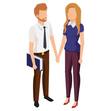 iş çift avatarlar karakter