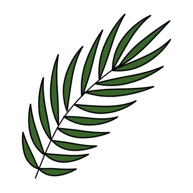 şube ile dekoratif simgesi yapraklar