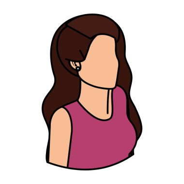 şık iş kadını avatar karakter