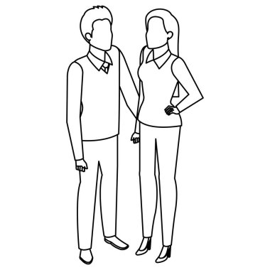 iş çift avatarlar karakter