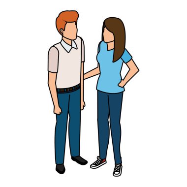 iş çift avatarlar karakter konuşuyor