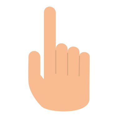 el insan dizin izole simgesi