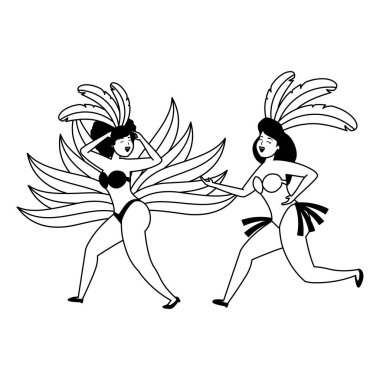 dansçı Brezilya karnaval