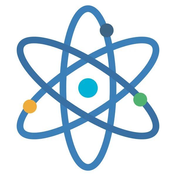 Molécula atómica icono aislado — Vector de stock