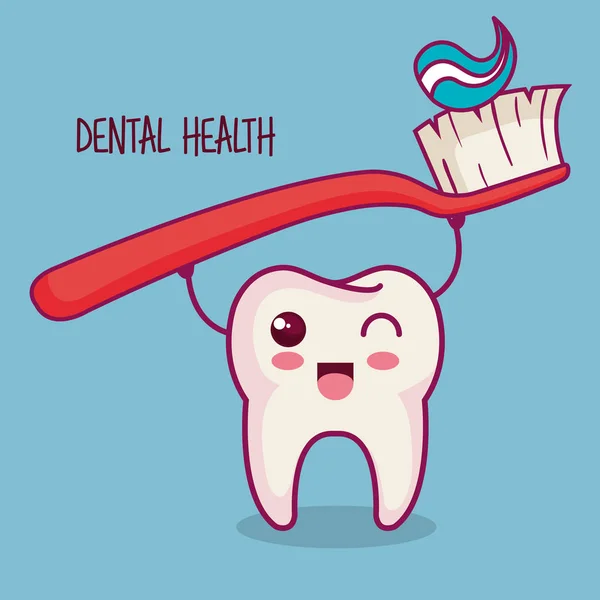 Diseño relacionado con la salud dental — Archivo Imágenes Vectoriales