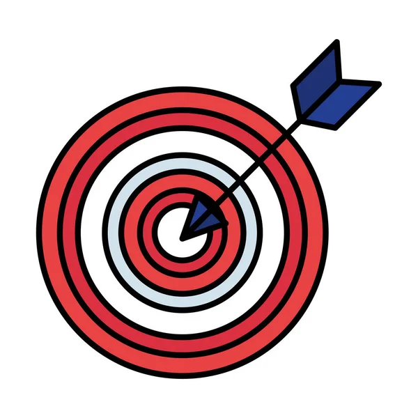 Objetivo con icono de flecha — Archivo Imágenes Vectoriales