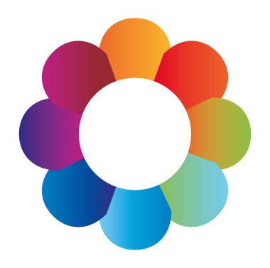 dairesel şekilli iş amblemi