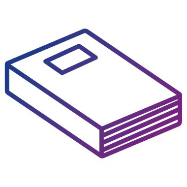 Kitaplar okul izometrik simgeler