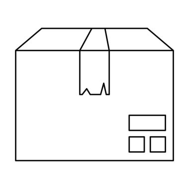 ambalaj kutusu karton simgesi