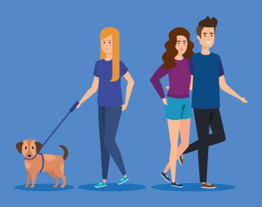 Köpek avatarlı gençler