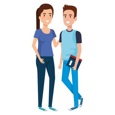 öğrenci karakterleri çift