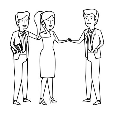 zarif iş insanlar avatarlar karakter