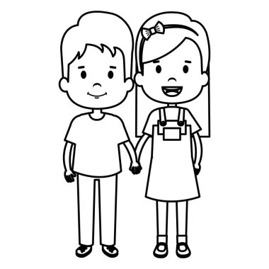 mutlu küçük çift karakterler