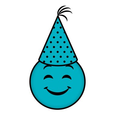 parti şapkaile emoji yüz