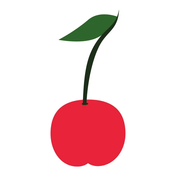 Icône de fruits cerise douce — Image vectorielle