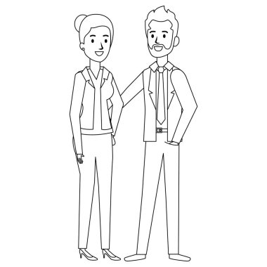 iş çift avatarlar karakter